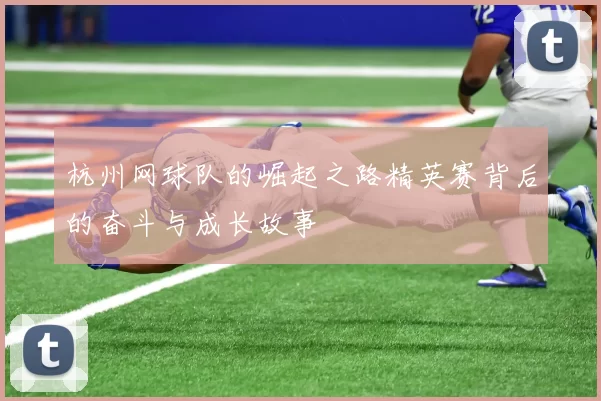 杭州网球队的崛起之路精英赛背后的奋斗与成长故事